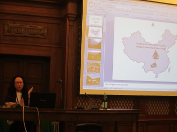 Joanna Lee presenting on Guizhou